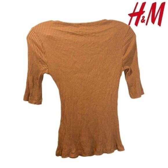 Women's Slim-Fit Half‎ Sleeve Square Neck T-Shirt - Picture 2 of 4
